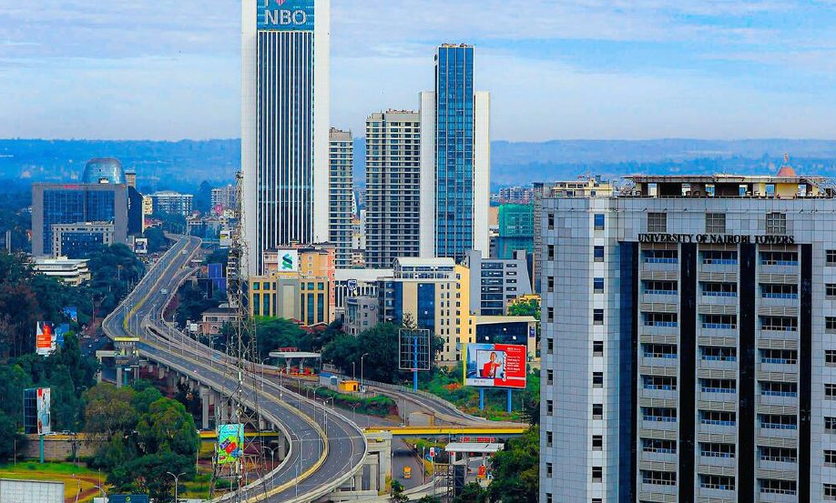 Nairobi city skyline